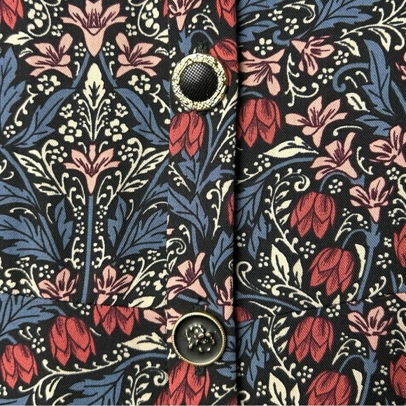 Zara Floral Long Sleeve Dress XS - Picture 6 of 10